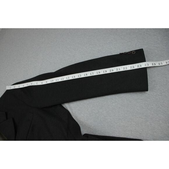 Brooks Brothers Blazer Mens 48R Gray 100% Wool 3 Buttons Unstructured - Picture 8 of 10